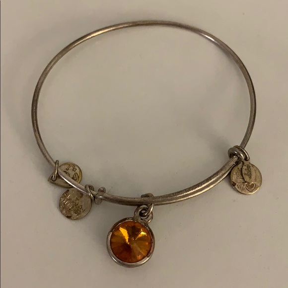 Bundle of 6 Silver Alex and Ani Bracelets - Picture 5 of 6